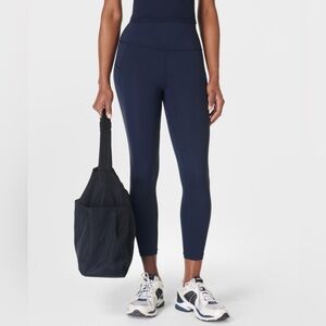 Sweaty Betty All Day Full Length 27” Dark Blue Leggings size small